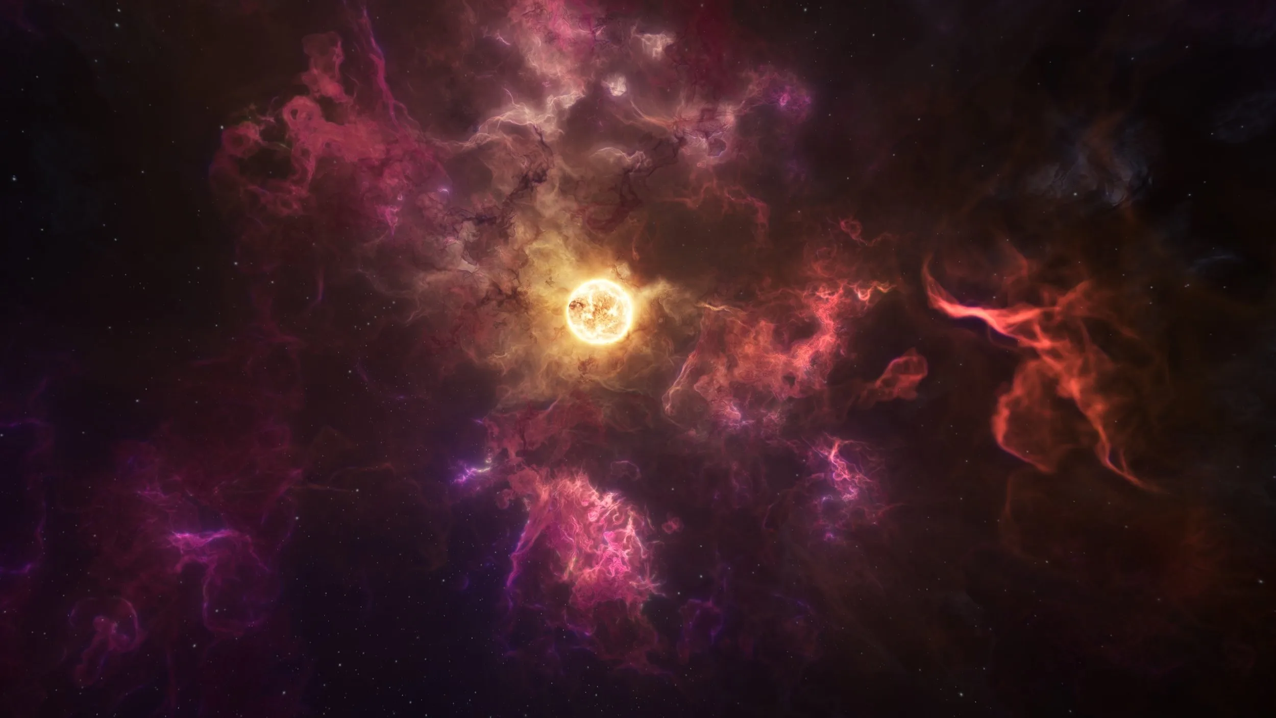 Sun Early Universe Large